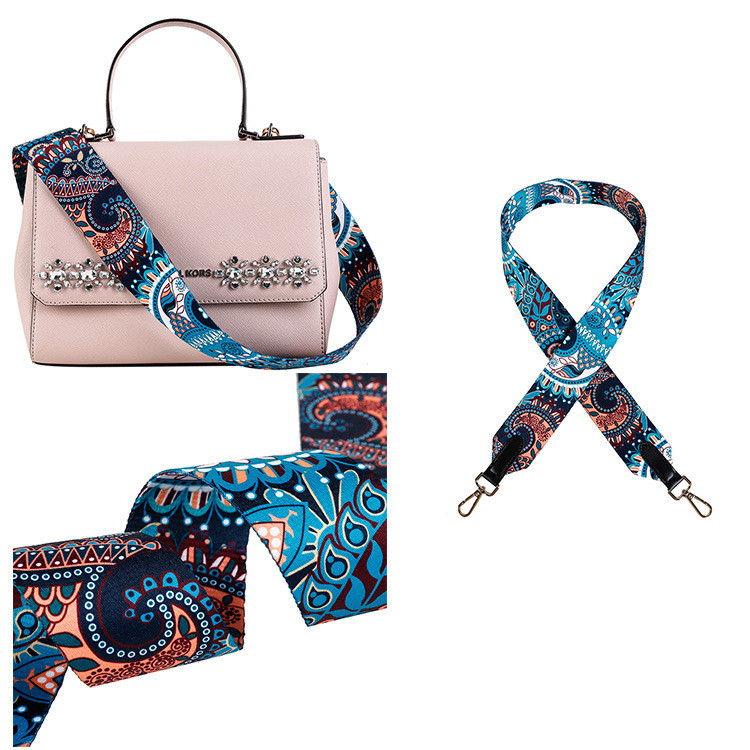 Leder Schulterriemen Damen 48cm - PU Leder Taschengurt Mit Metall-Schnallen