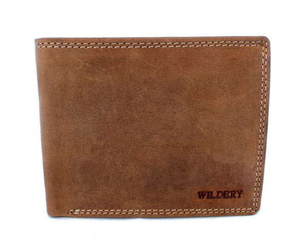 wildery vintage geldbörse in beige und rfid schutz