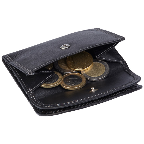 kleine geldbörse in schwarz
